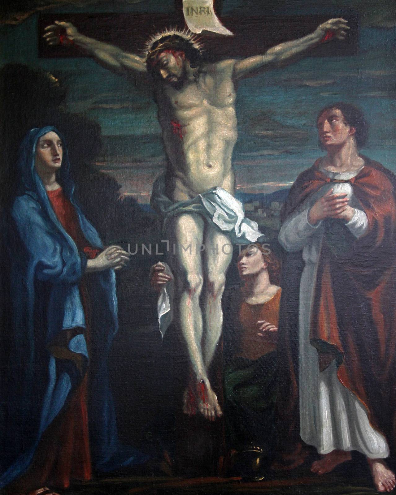 12th Stations of the Cross, Jesus dies on the cross by atlas