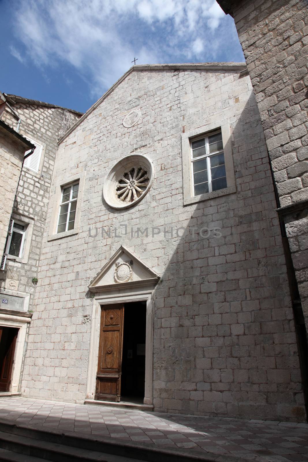 Catholic Church of the Saint Clare in Kotor, Montenegro by atlas