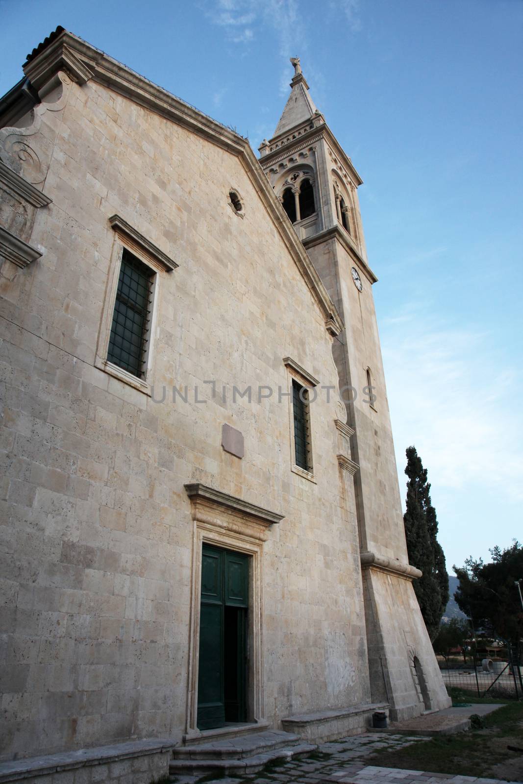 The Catholic Church Saint Eustache in Dobrota, Montenegro