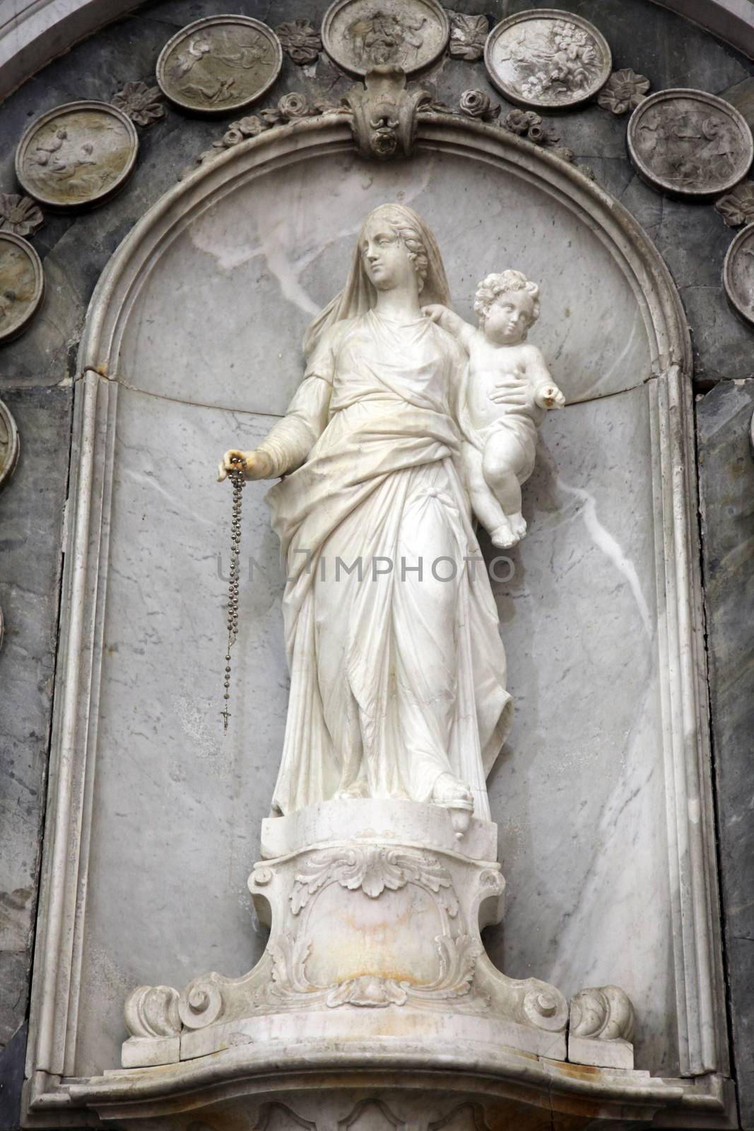 Our Lady of the Holy Rosary, Catholic Church Saint Eustache in Dobrota, Montenegro