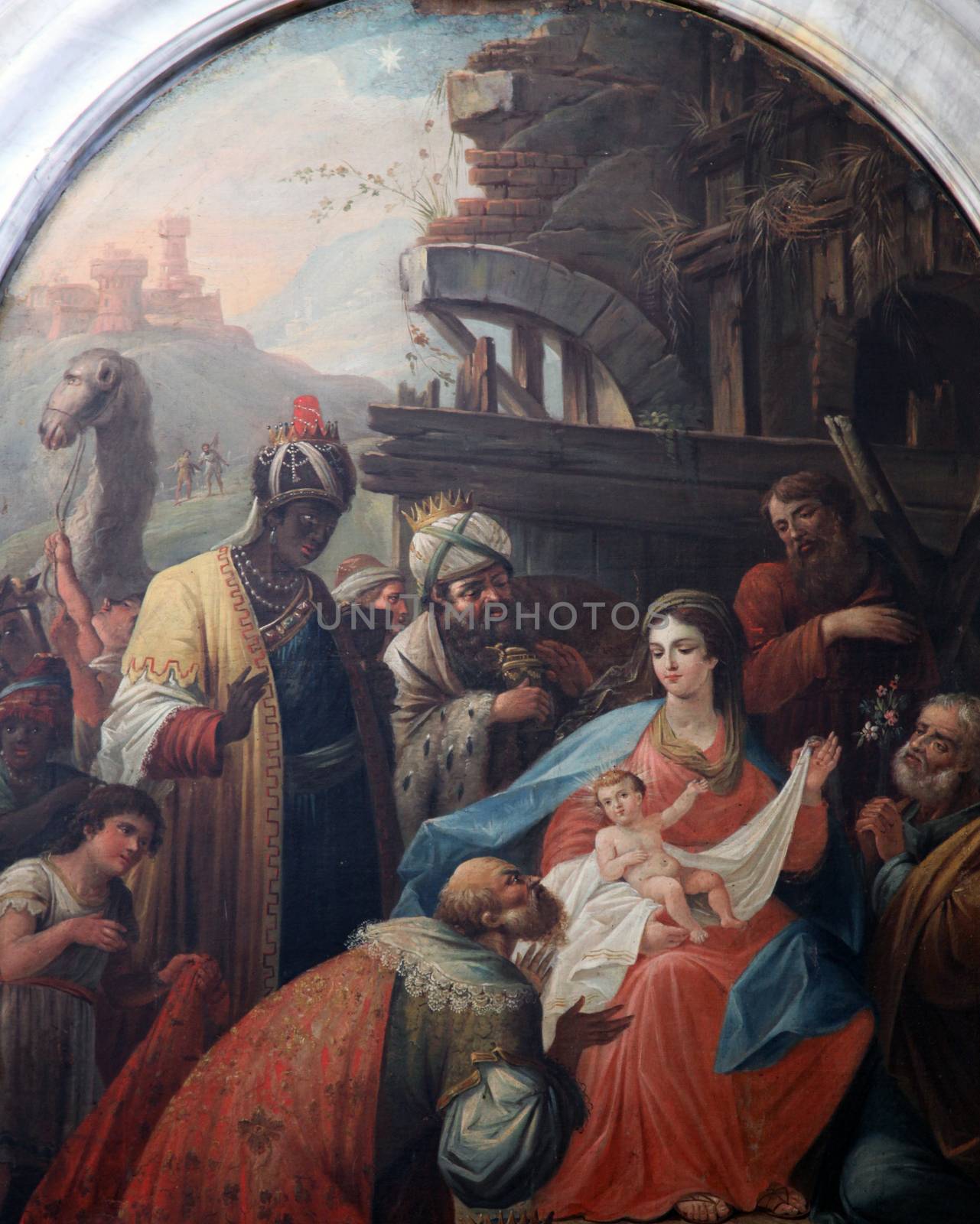 Nativity Scene, Adoration of the Magi by atlas