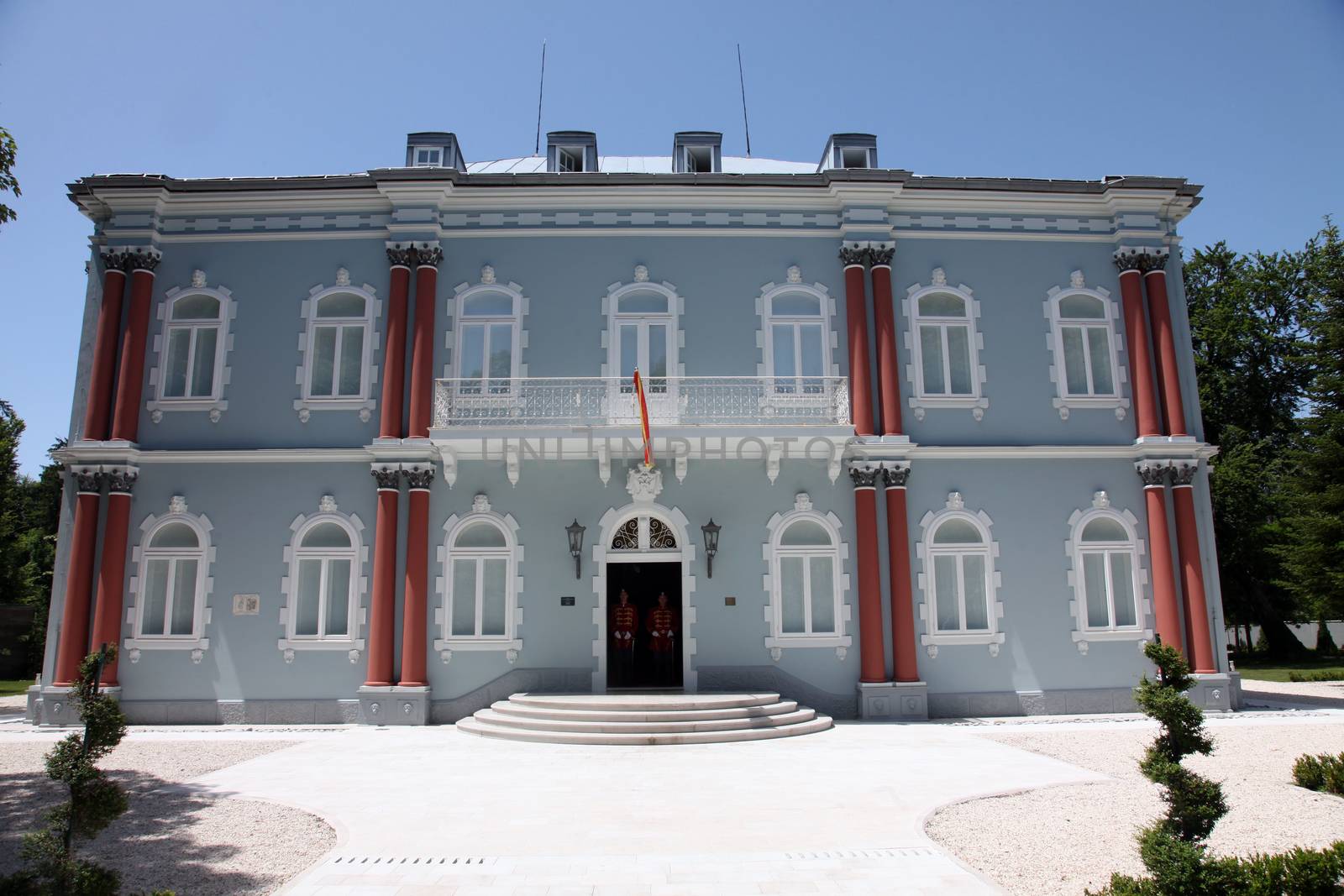The residence of the President of the Republic of Montenegro, in Cetinje, the old capital of Montenegro by atlas