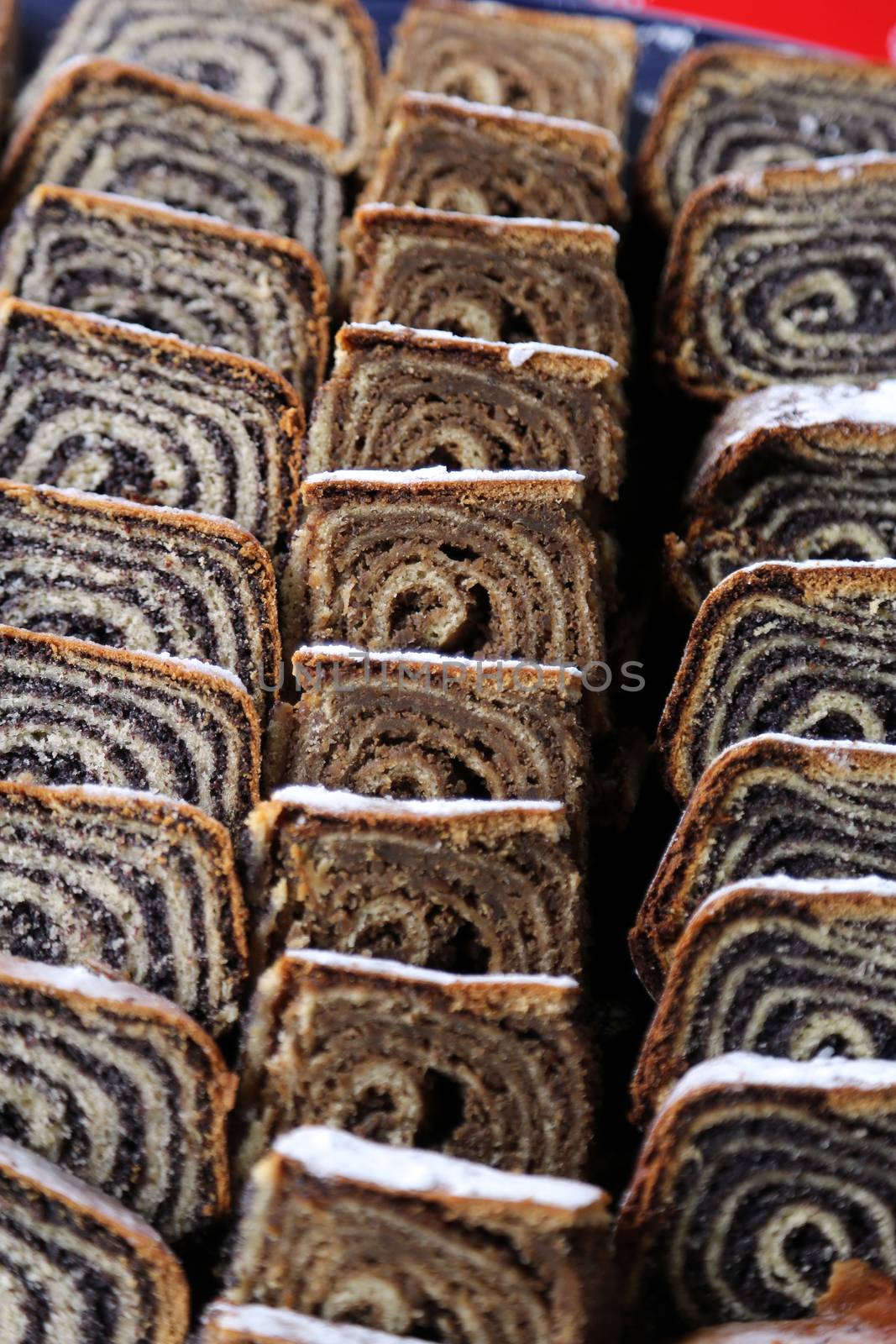 Poppy seed and walnut rolls