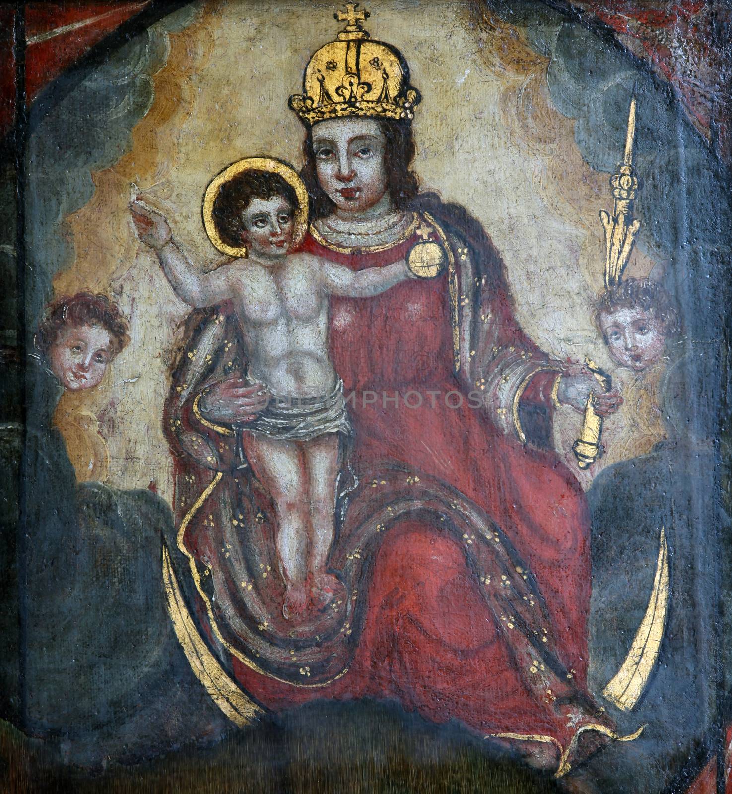 Our Lady of the Kamenita vrata, patron of Zagreb by atlas