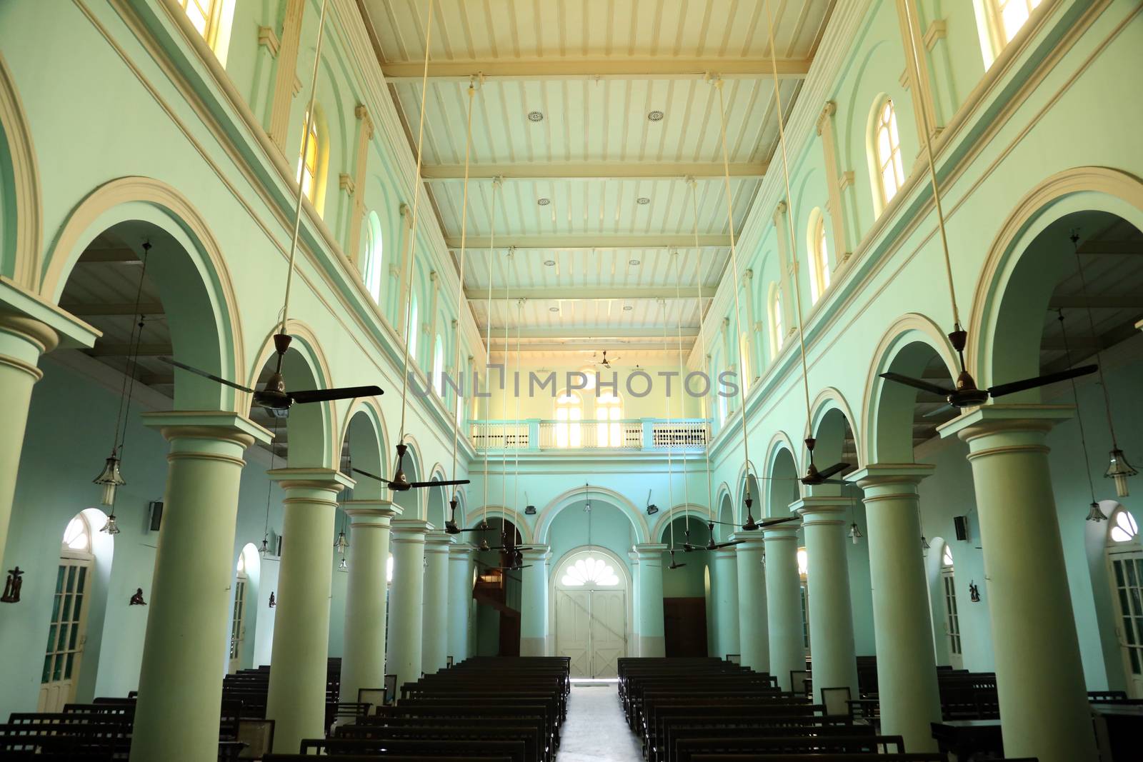 Church in Loreto Convent in Kolkata, India by atlas