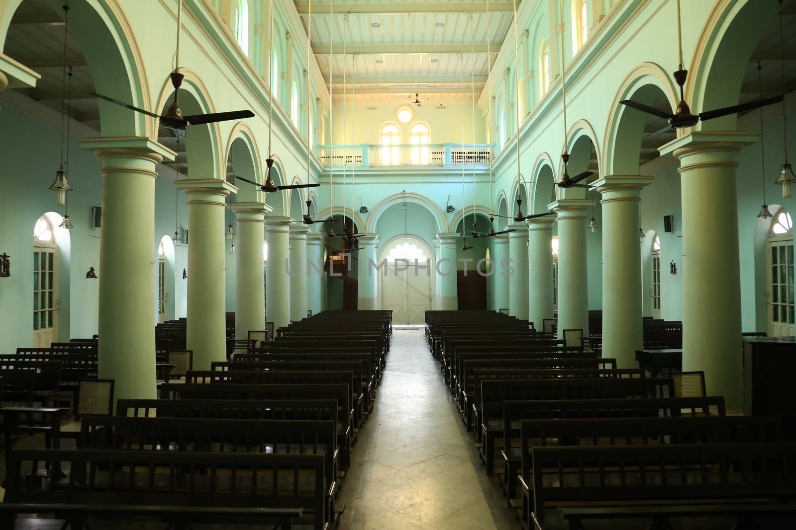 Church in Loreto Convent in Kolkata, India by atlas