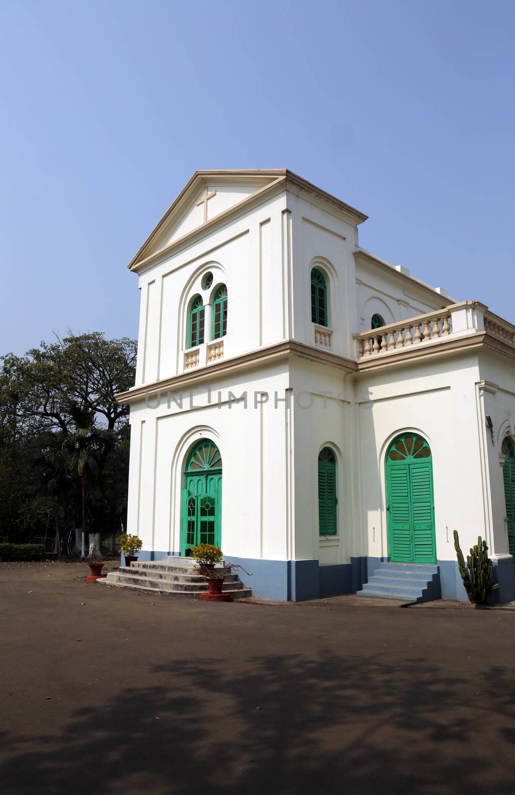 Church in Loreto Convent where Mother Teresa lived before the founding of the Missionaries of Charity in Kolkata, India