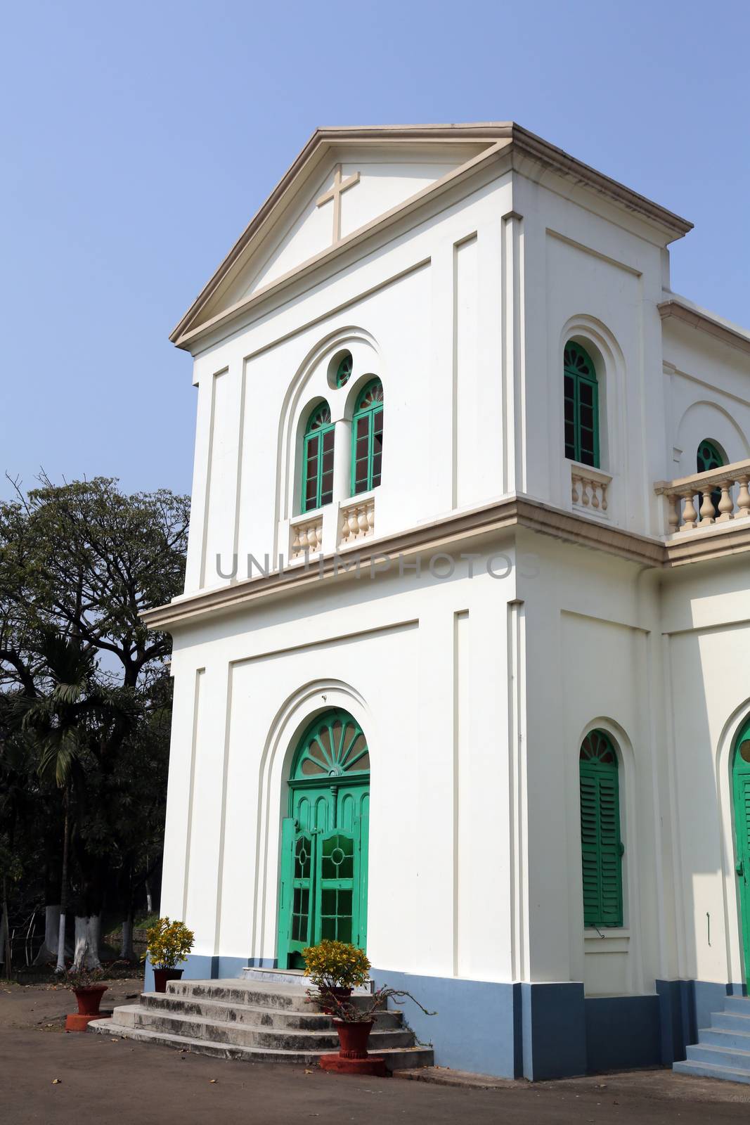 Church in Loreto Convent where Mother Teresa lived before the founding of the Missionaries of Charity in Kolkata, India