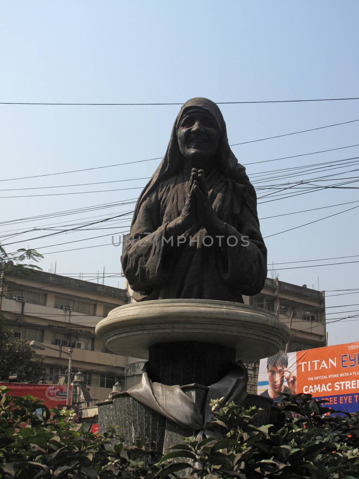 Mother Teresa monument in Kolkata by atlas