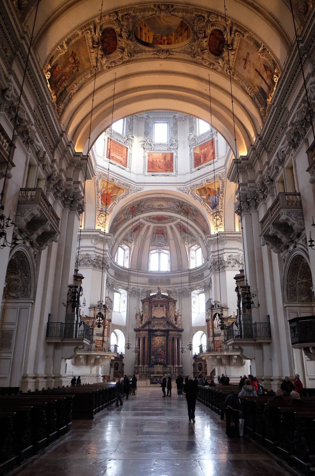 Salzburg Cathedral by atlas