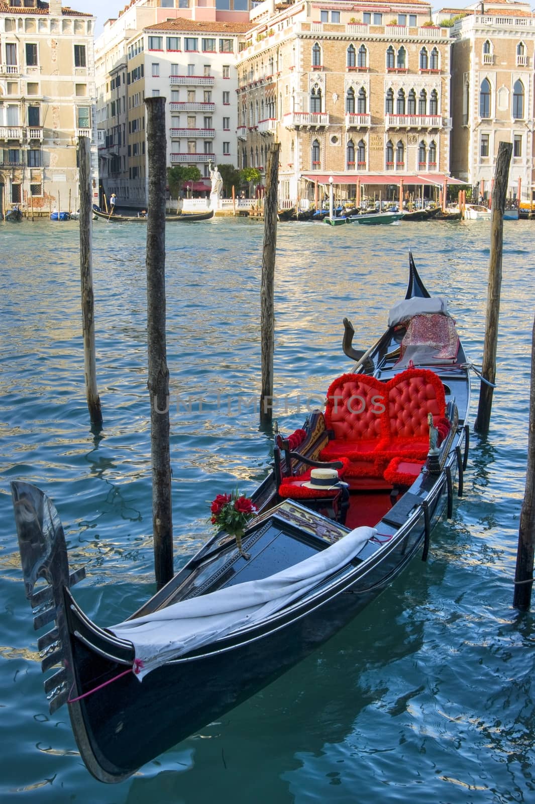 Navigation within the city of Venice Italy, the only way to get around
