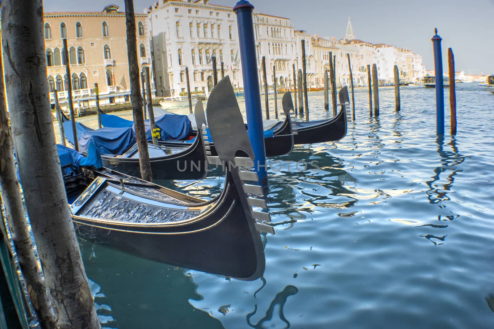 Navigation within the city of Venice Italy, the only way to get around
