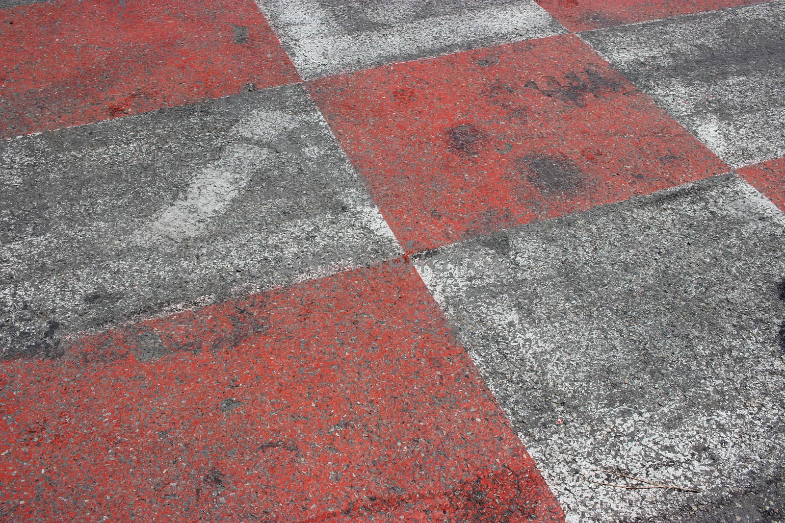 Red and White Car Race Asphalt in Monaco by bensib