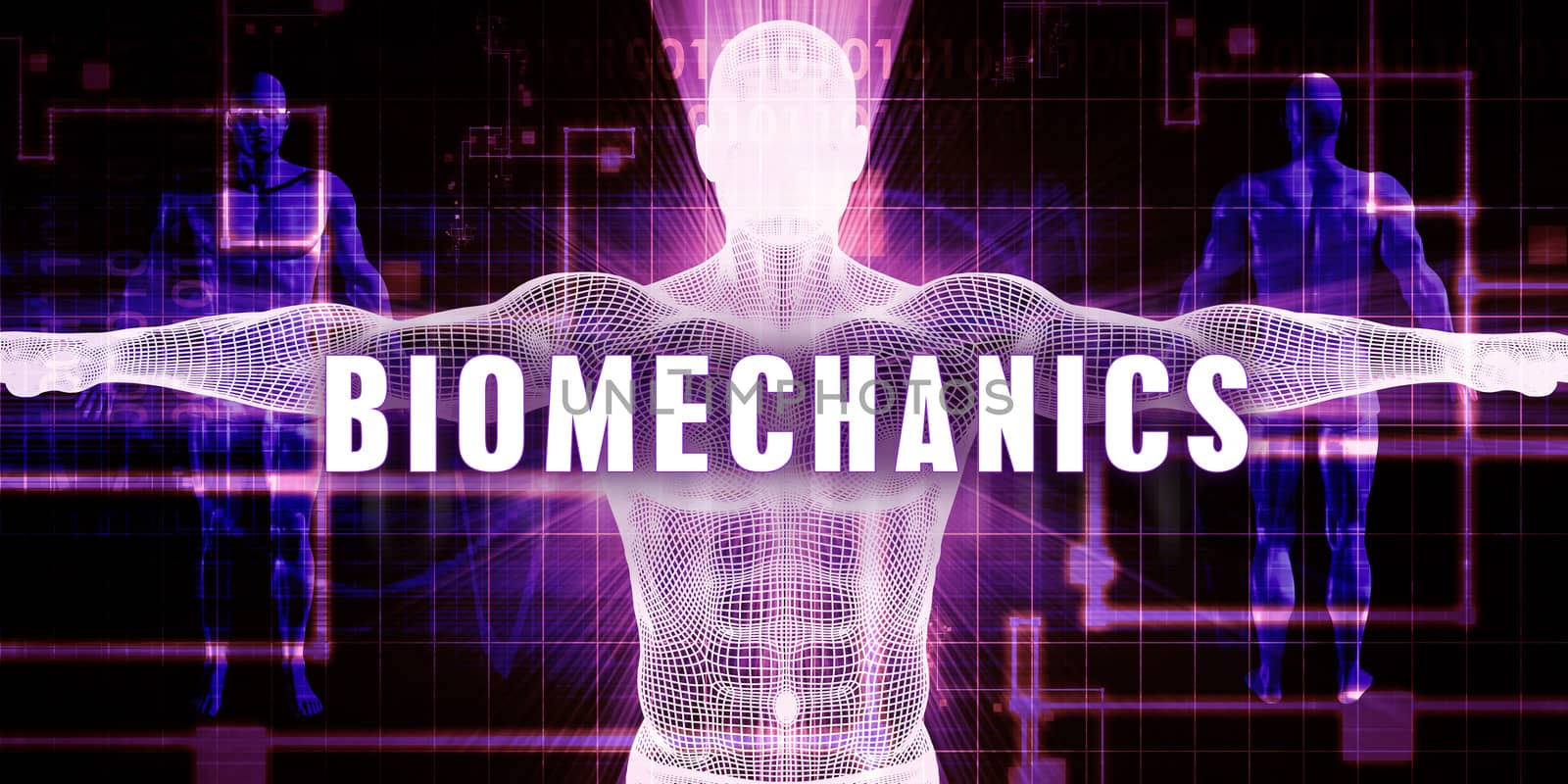 Biomechanics as a Digital Technology Medical Concept Art