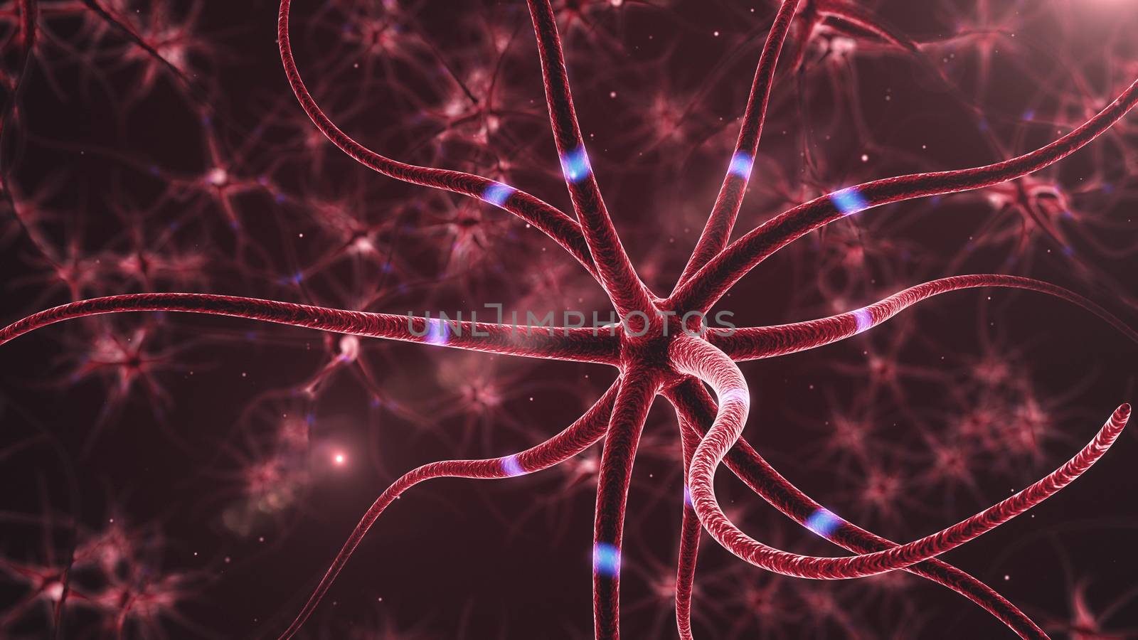 Neurons abstract background by manaemedia