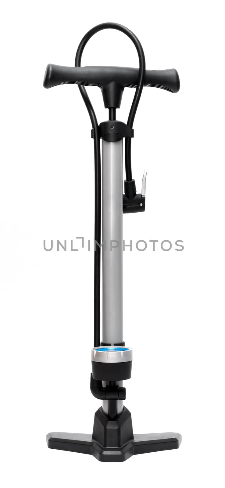bicycle pump isolated aganist white background by DNKSTUDIO