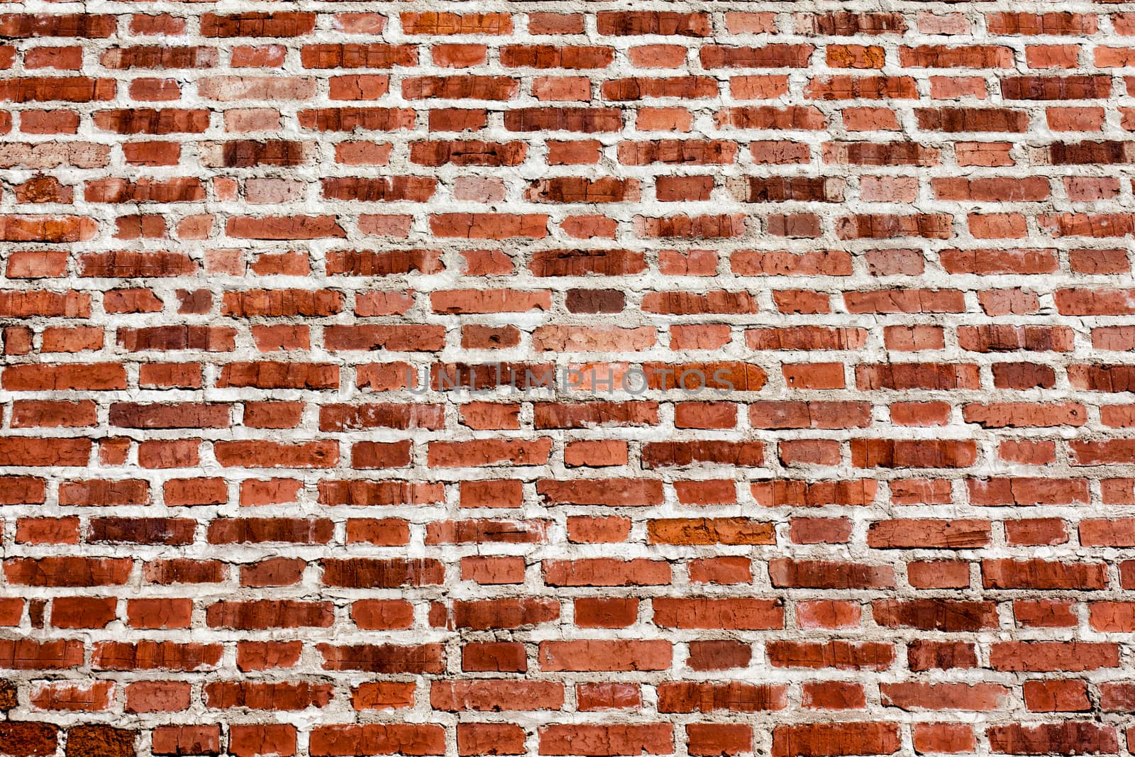 Background of old  brick wall close up