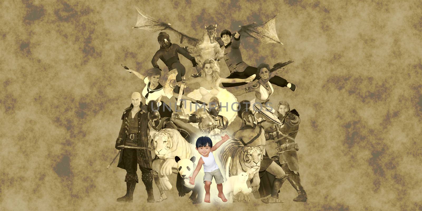 Literary Classics and Fictional Characters Dreamed Up By a Child