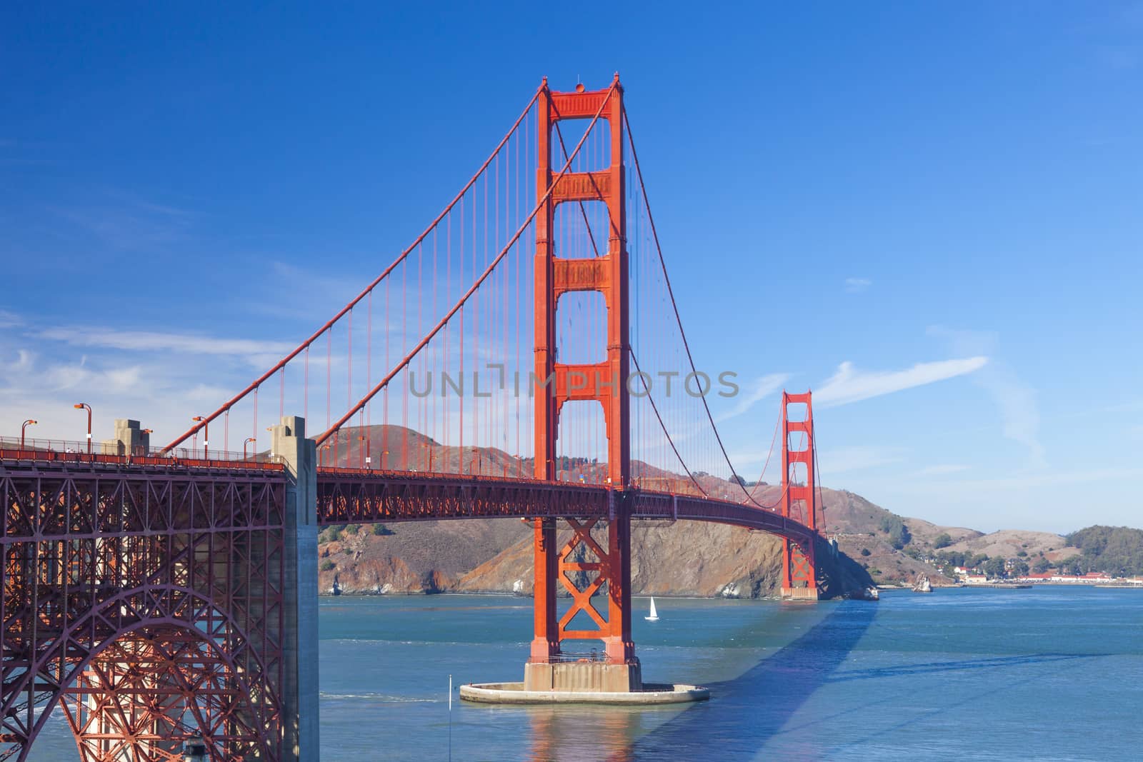 Golden Gate Bridge in San Fracisco City by hanusst