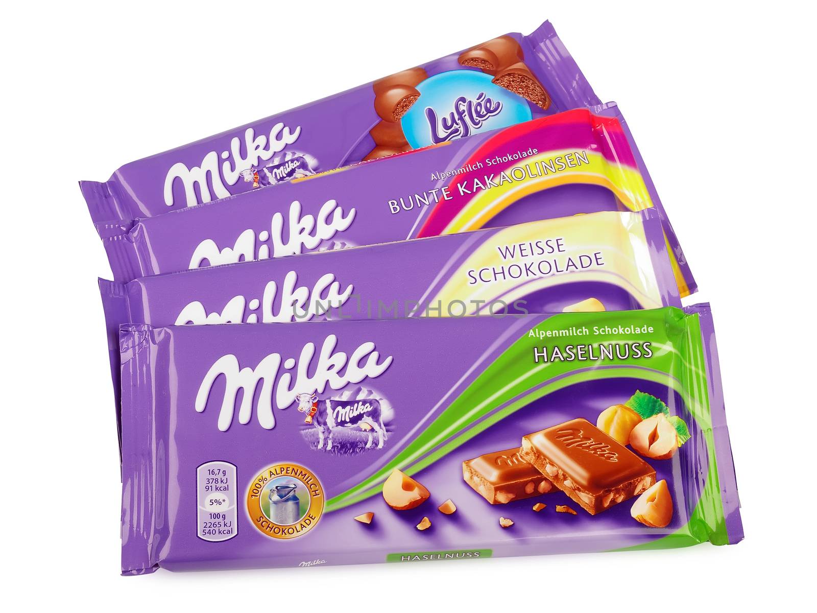 Milka chocolate bars by sewer12