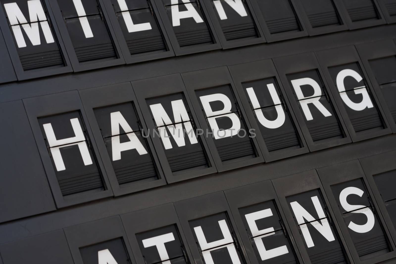 Airport Hamburg Sign by graficallyminded