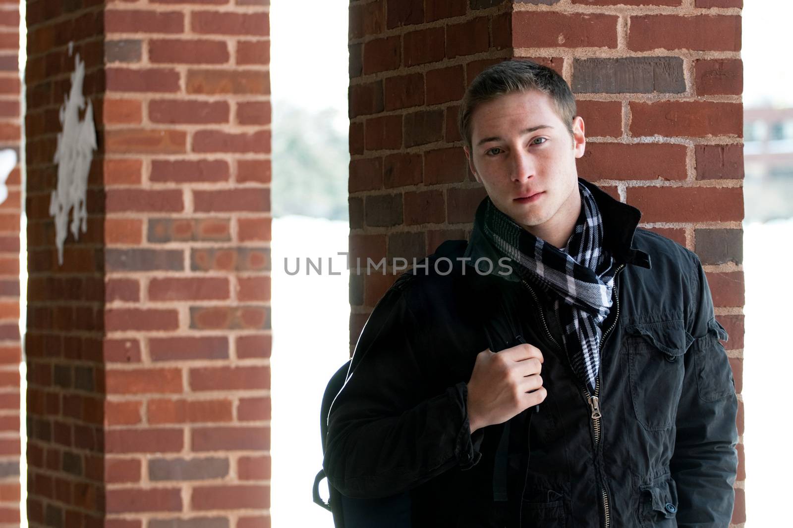 College Student on Campus by graficallyminded