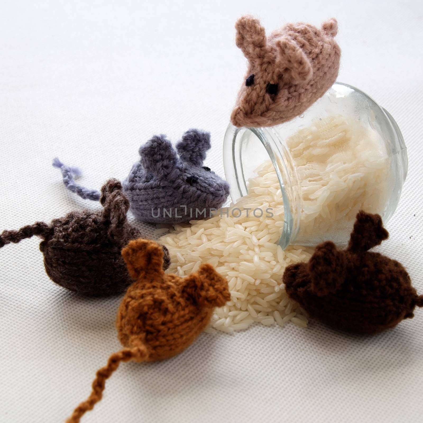 mice handmade product, knitted rats by xuanhuongho