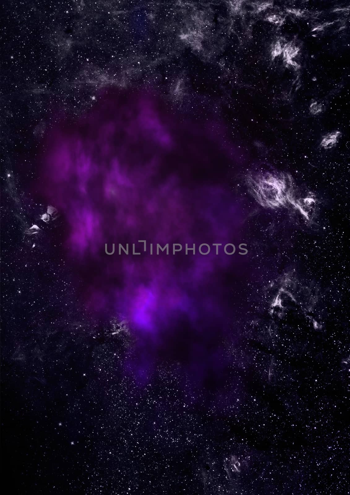 Far being shone nebula and star field against space. "Elements of this image furnished by NASA".