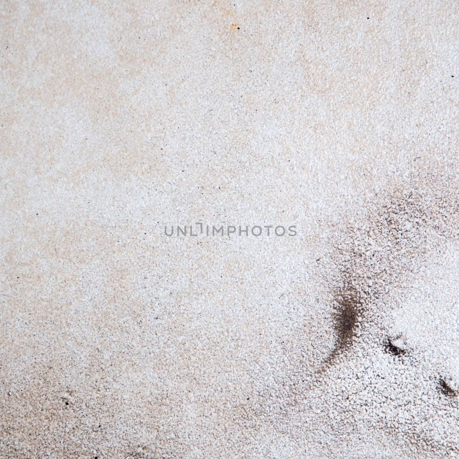 Dust dirty on white floor by liewluck