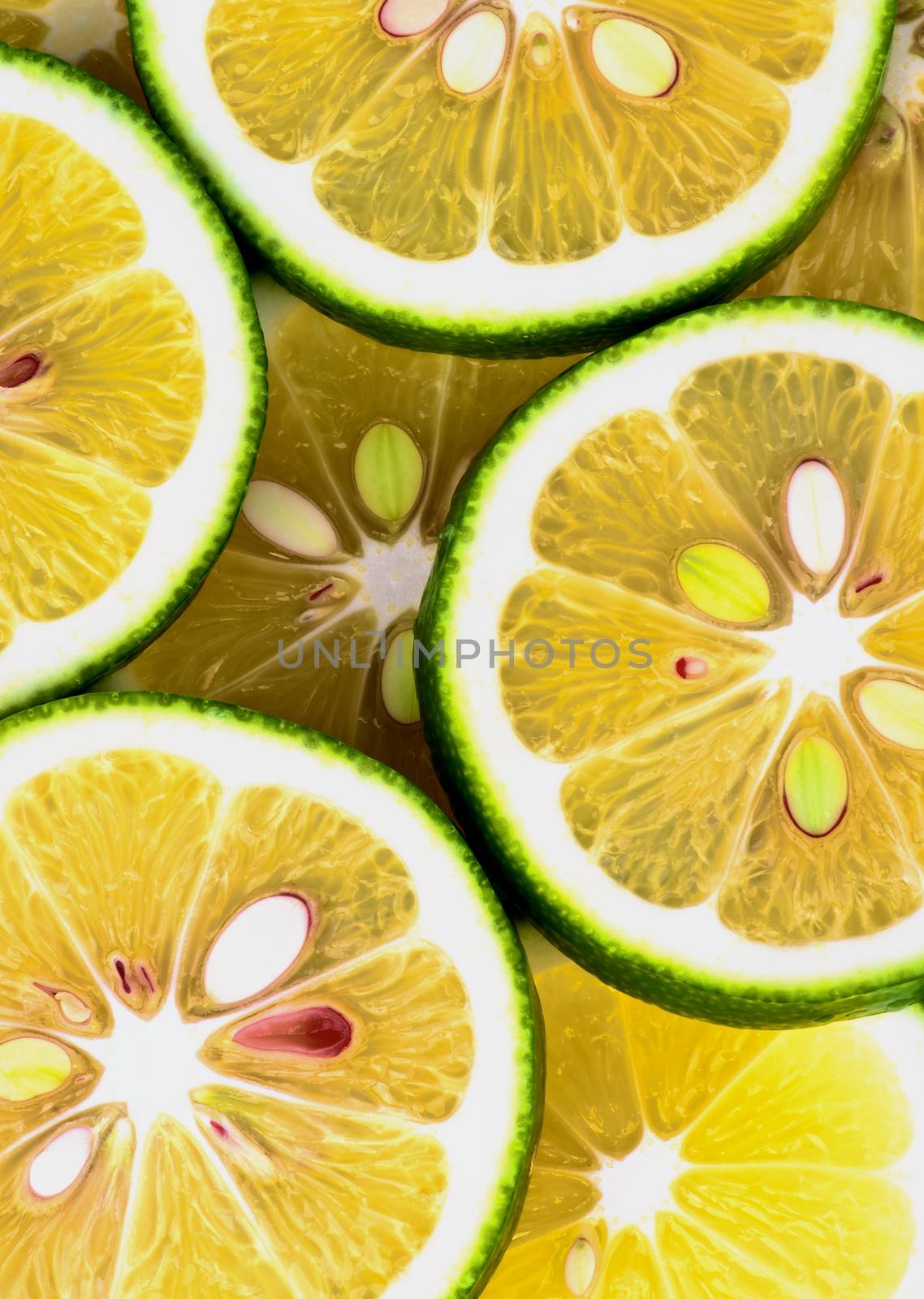 Green Lemons Background by zhekos