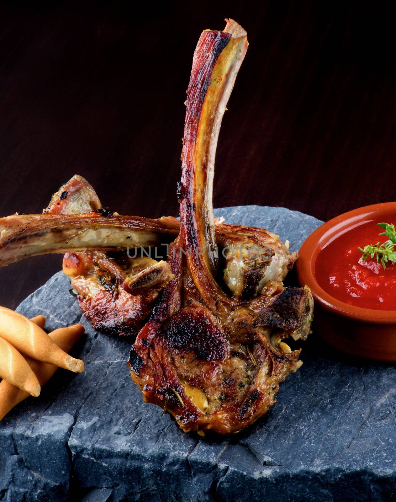 Roasted Lamb Ribs by zhekos