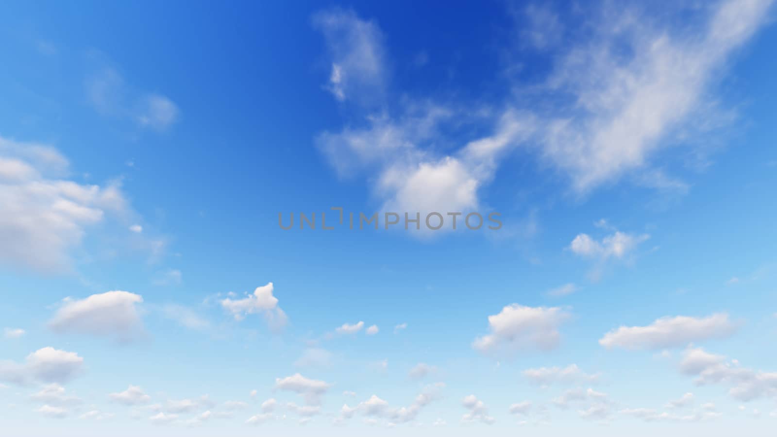 Cloudy blue sky abstract background, blue sky background with tiny clouds, 3d rendering

