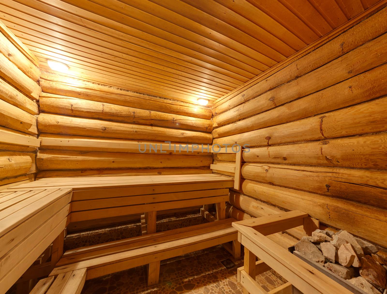 big sauna with the furnace by sveter