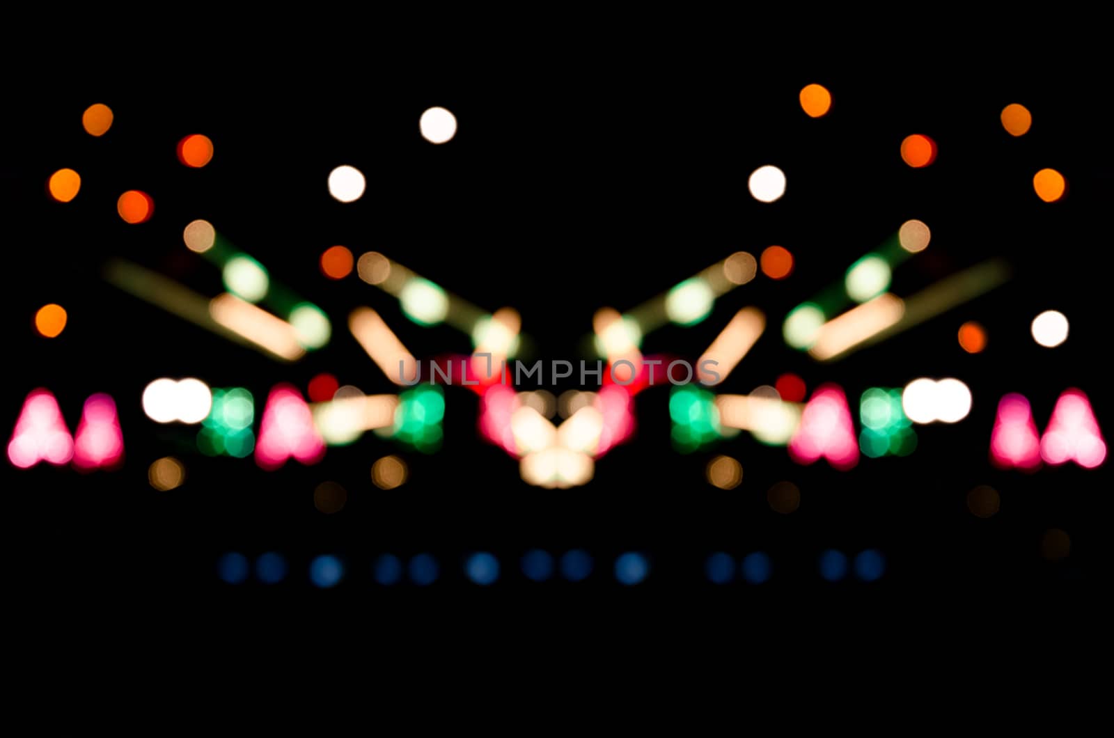 City night light blur bokeh , defocused background