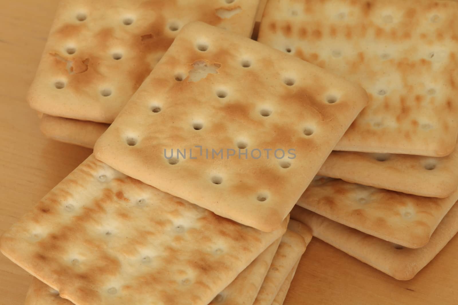dry crunchy biscuits crackers macro shot
