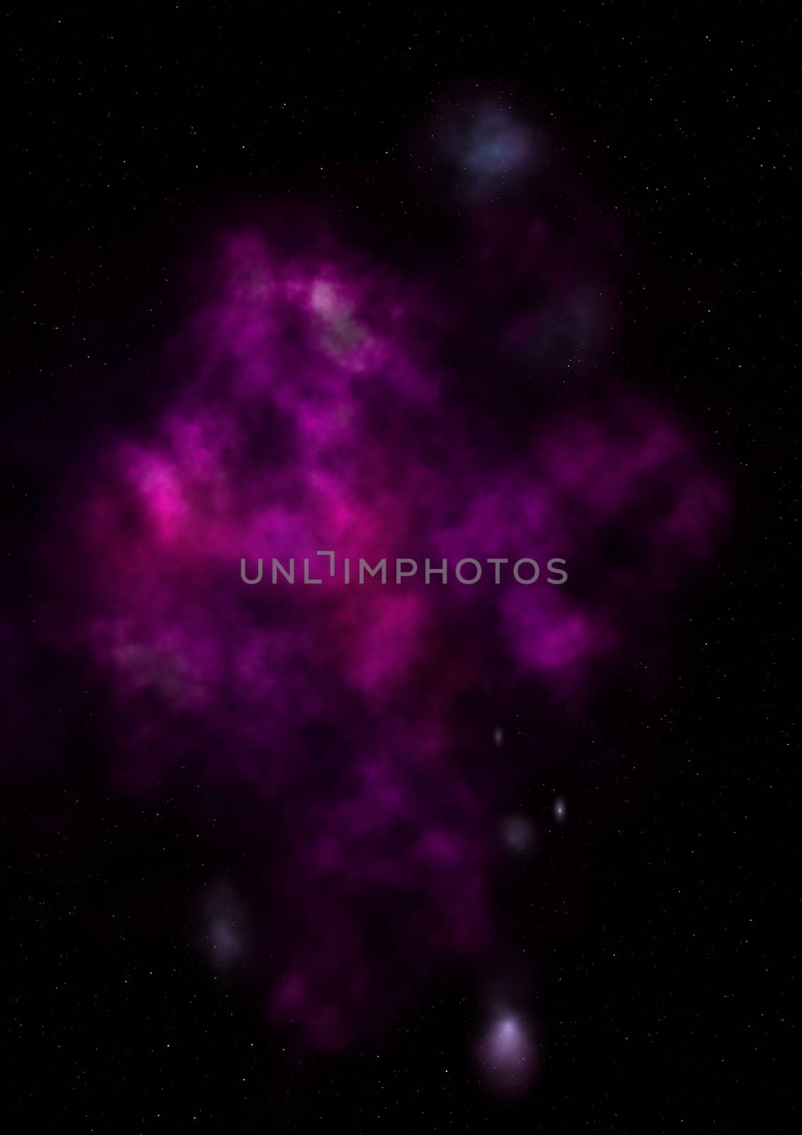 Far being shone nebula and star field against space. "Elements of this image furnished by NASA".