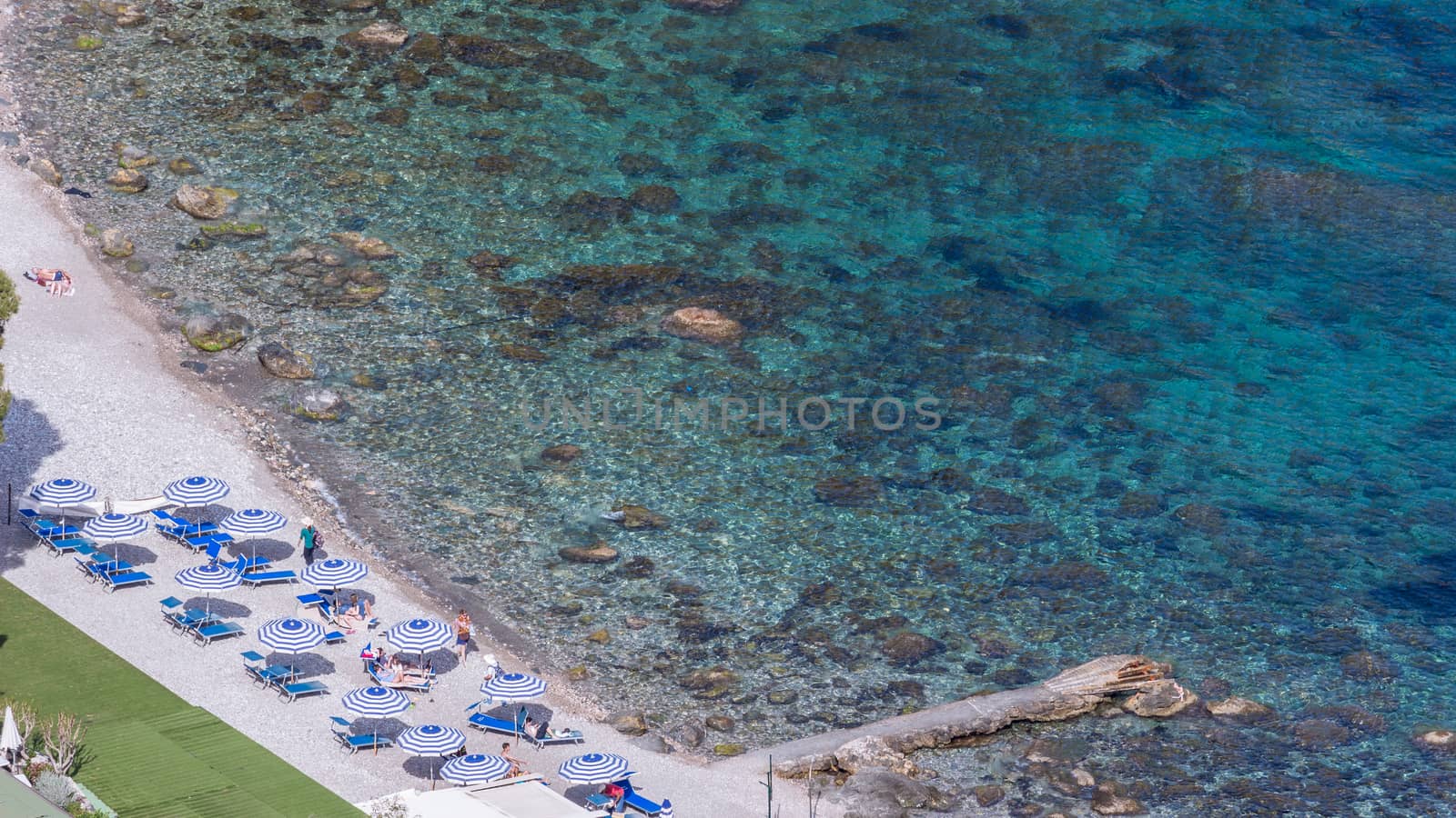 Aeral view of sicilian beach by alanstix64