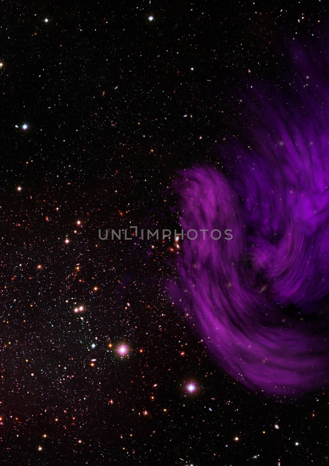 Small part of an infinite star field of space in the Universe. "Elements of this image furnished by NASA".