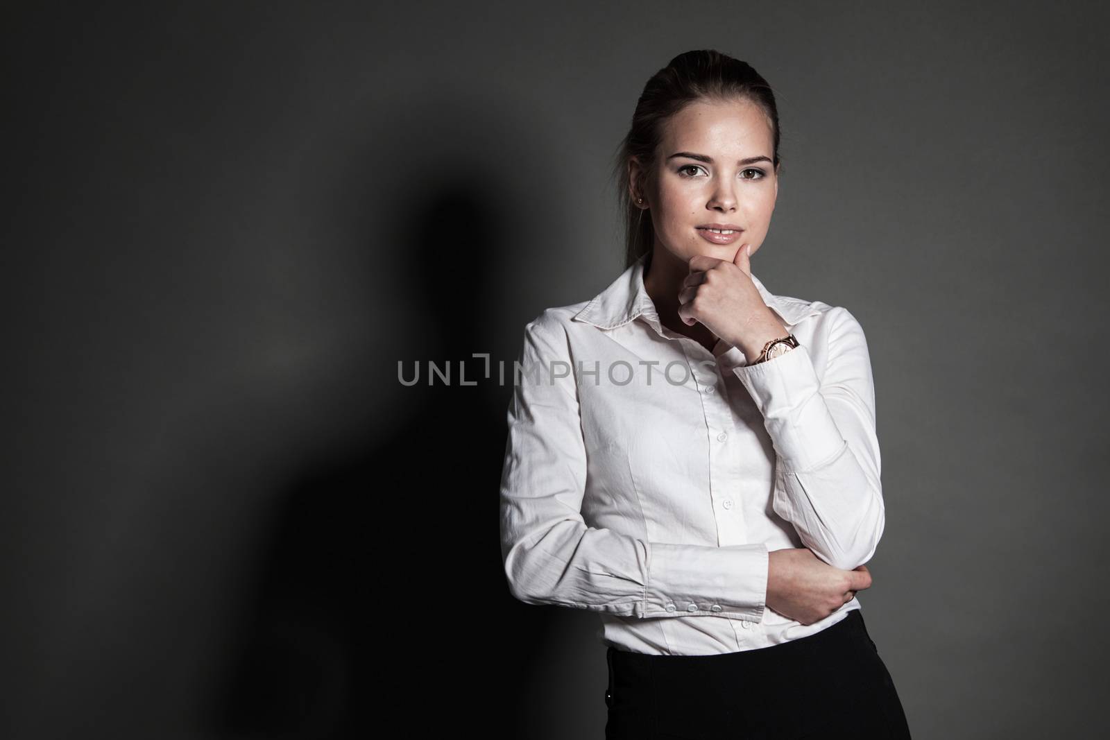 Businesswoman portrait by ALotOfPeople