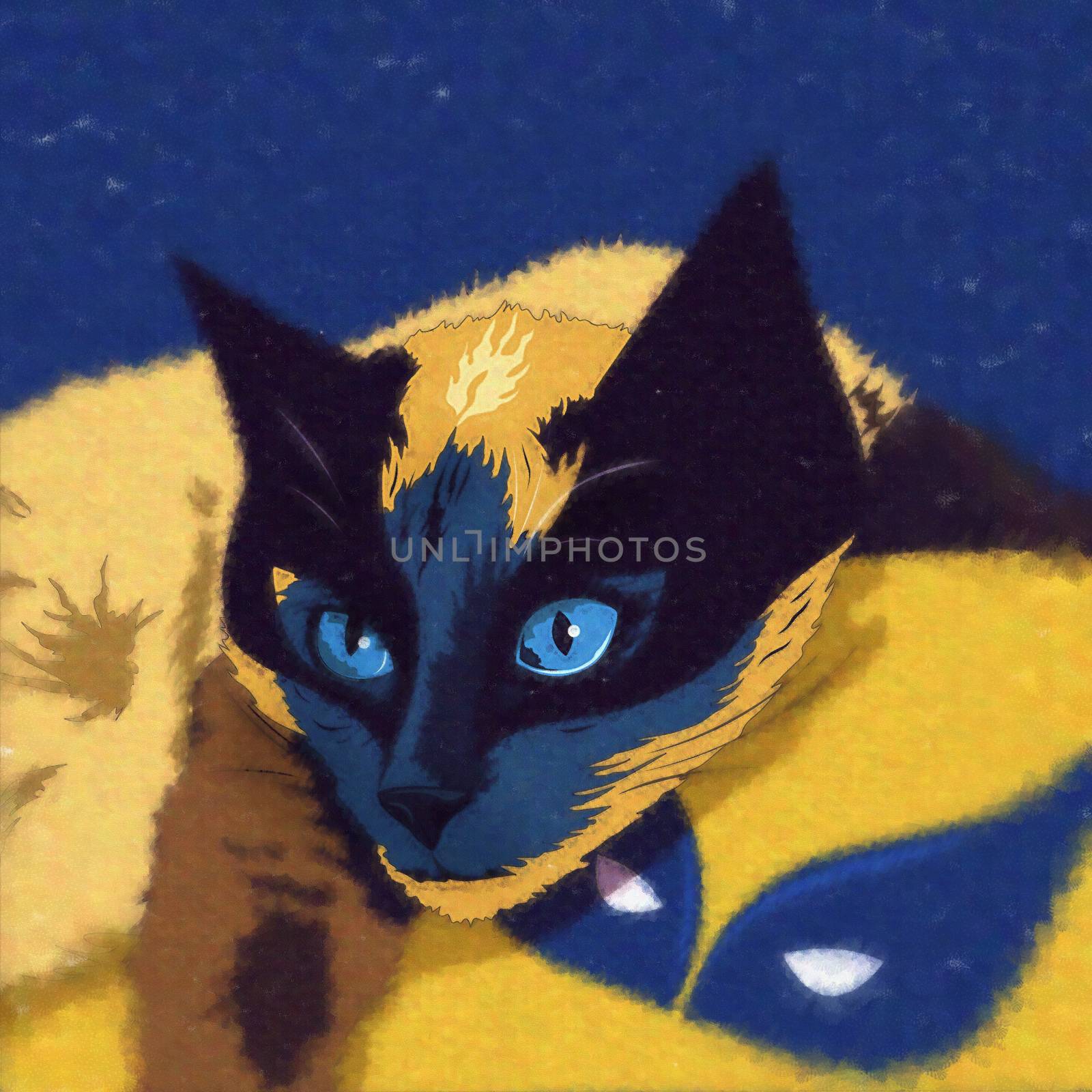 Cats superheroes. Wolverine by ConceptCafe