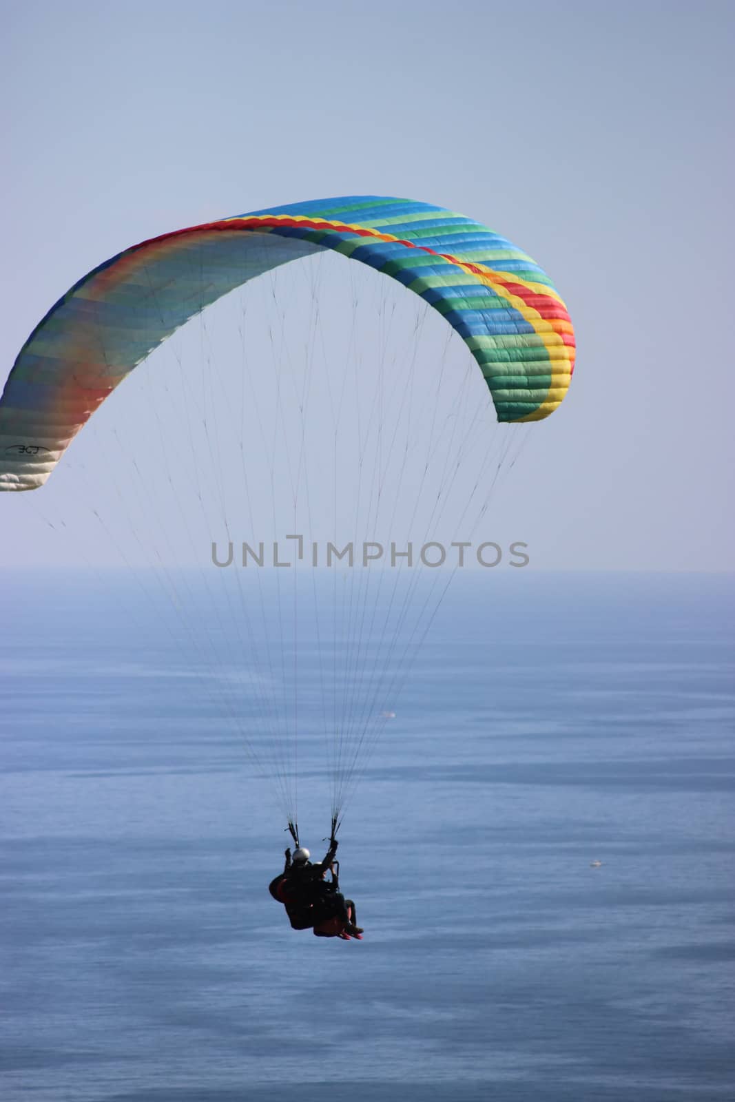 Tandem Paragliding over the Mediterrean Sea by bensib