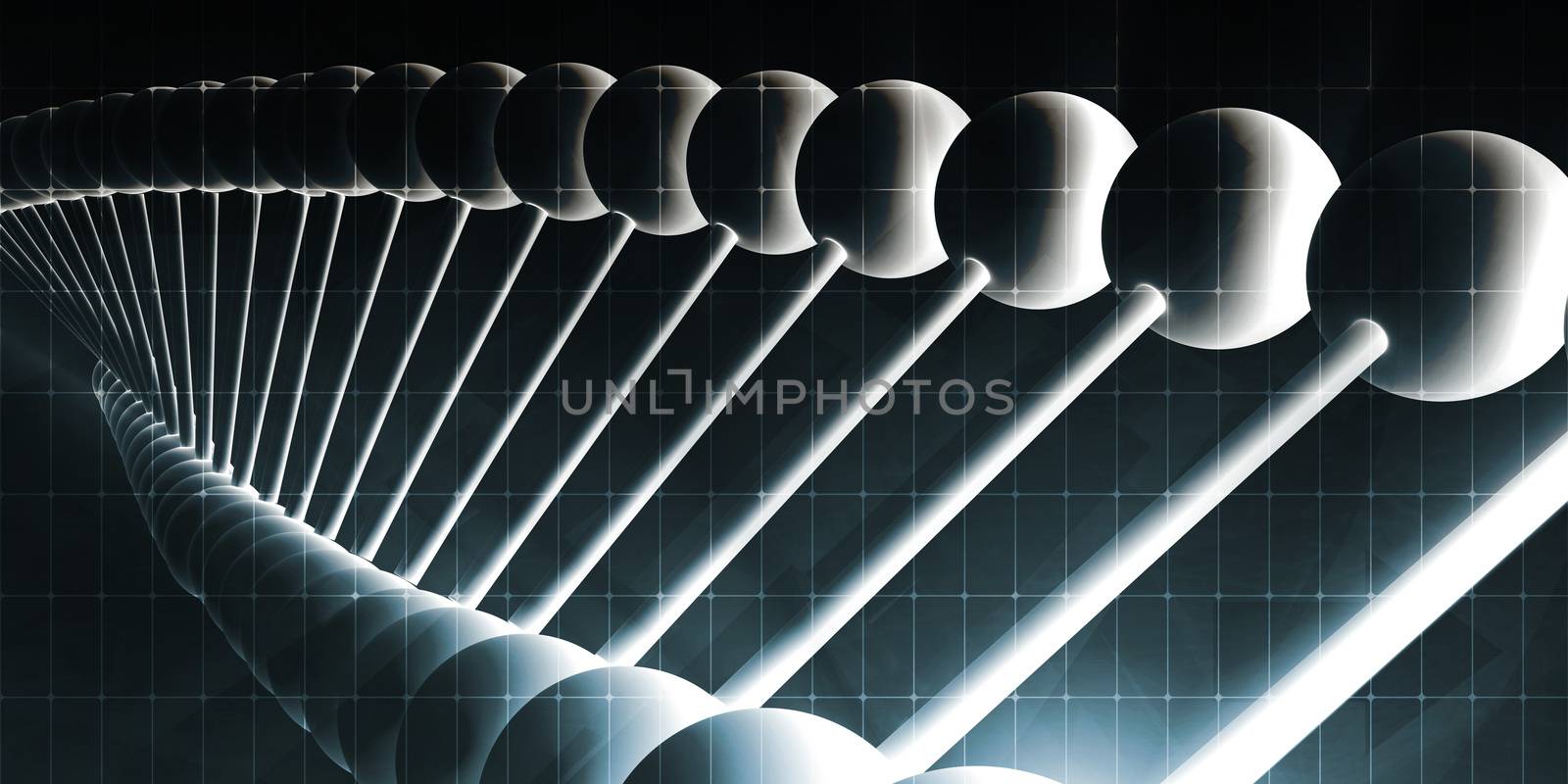 DNA Helix Abstract Background as a Science Concept