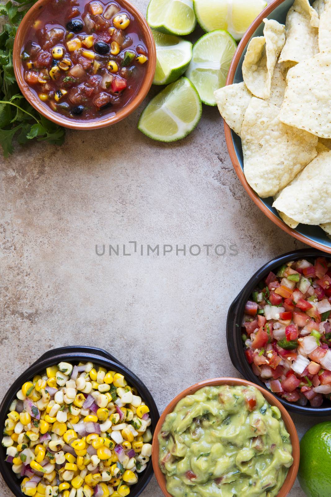 Mexican Chips and Dips by charlotteLake