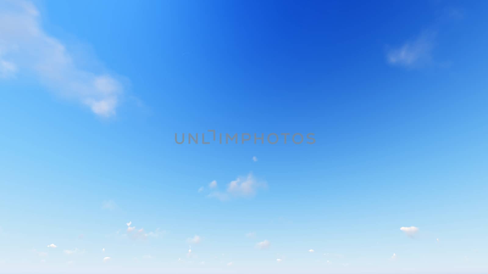 Cloudy blue sky abstract background, blue sky background with tiny clouds, 3d rendering

