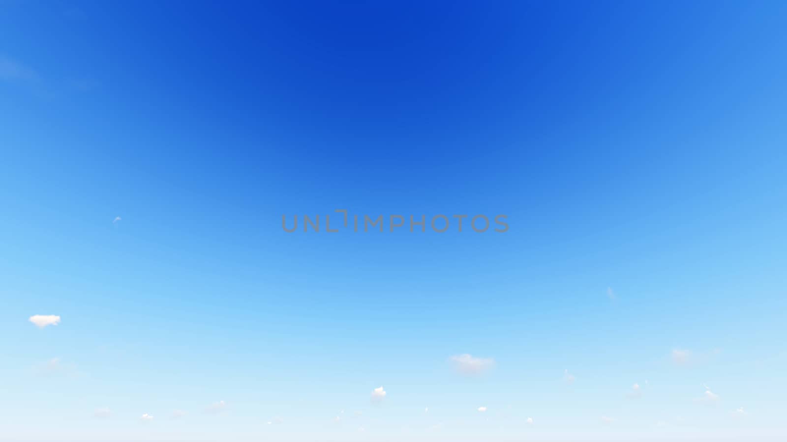 Cloudy blue sky abstract background, blue sky background with tiny clouds, 3d rendering

