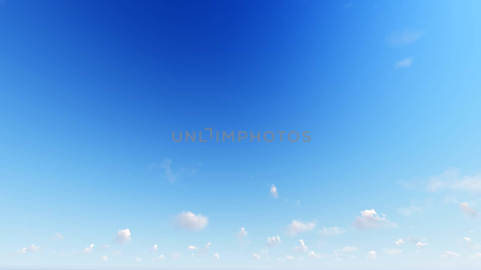 Cloudy blue sky abstract background, blue sky background with tiny clouds, 3d rendering

