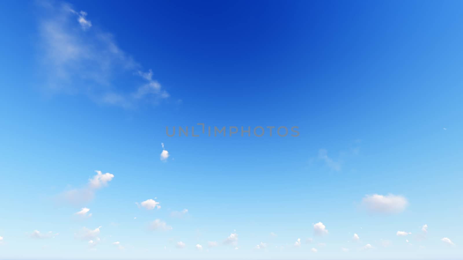 Cloudy blue sky abstract background, blue sky background with tiny clouds, 3d rendering

