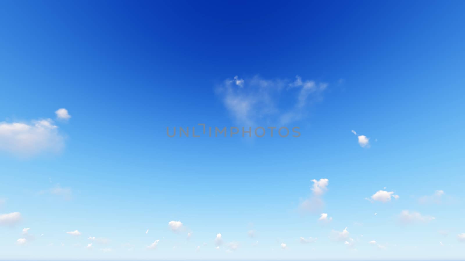 Cloudy blue sky abstract background, blue sky background with tiny clouds, 3d rendering

