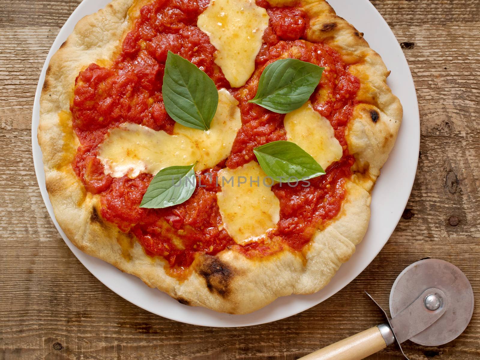 rustic italian pizza margherita by zkruger
