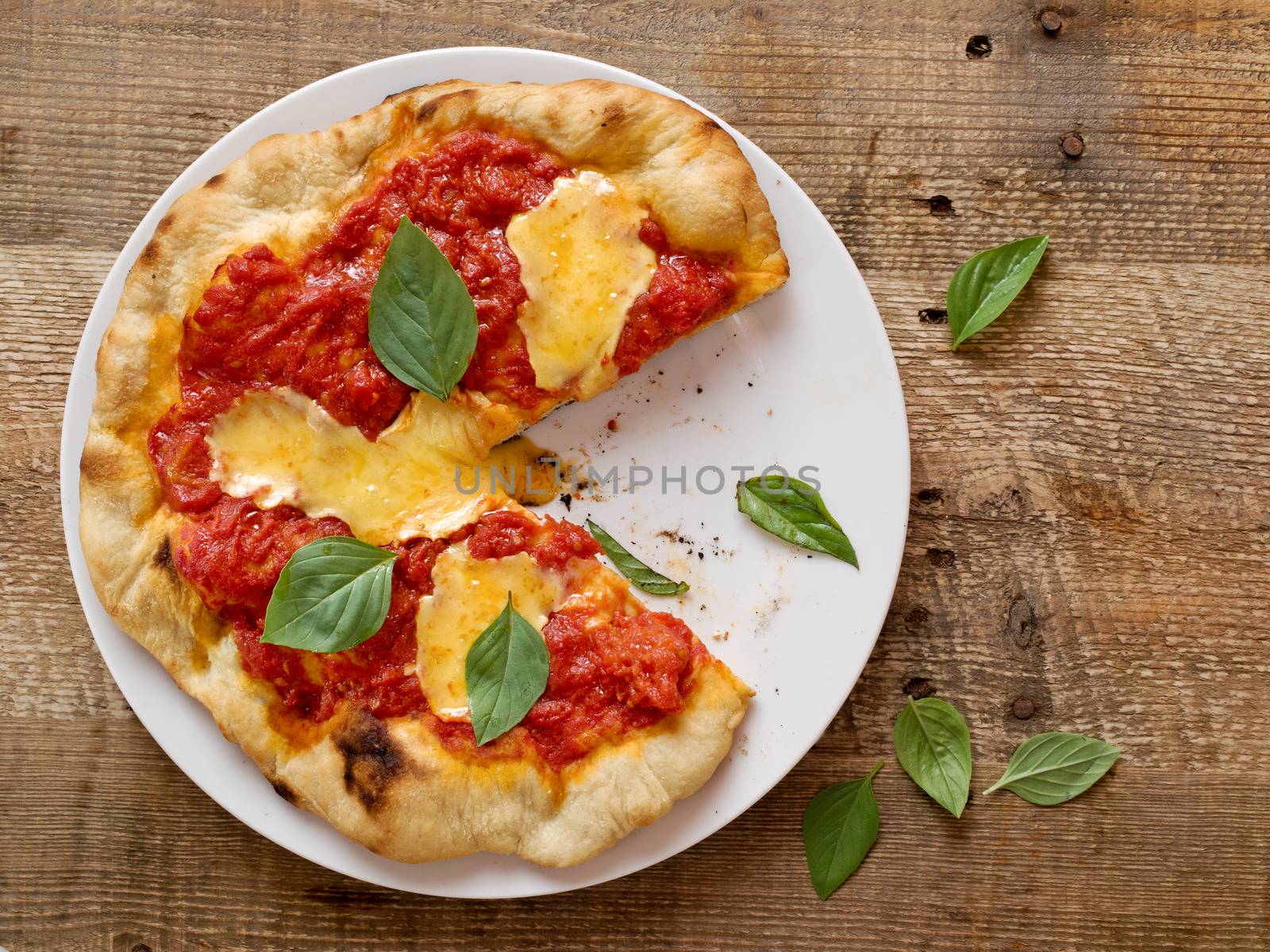 rustic italian pizza margherita by zkruger